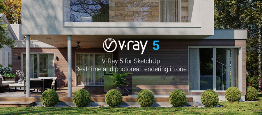 V-Ray 5 for SketchUp，可提供真实和实时渲染