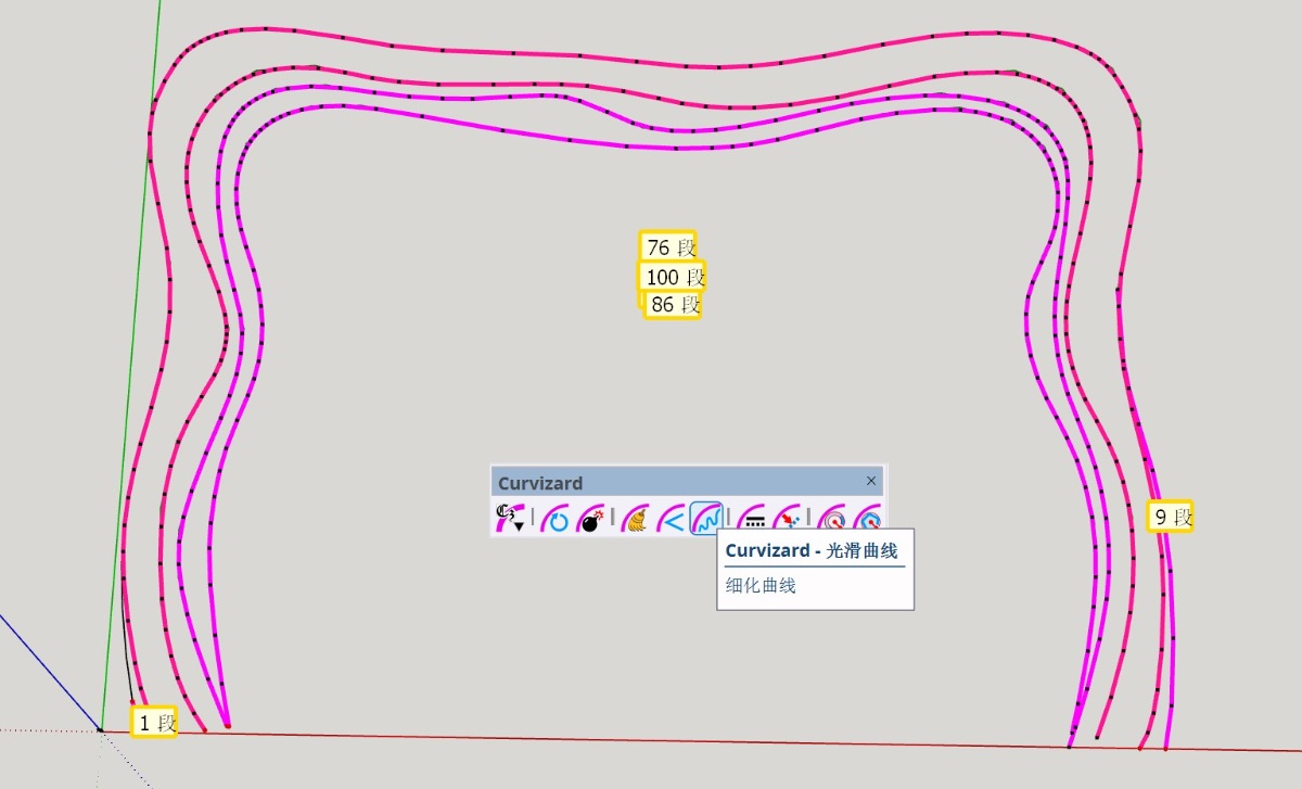 CAD的DWG文件导入SketchUp后线不圆滑，如何快速处理？